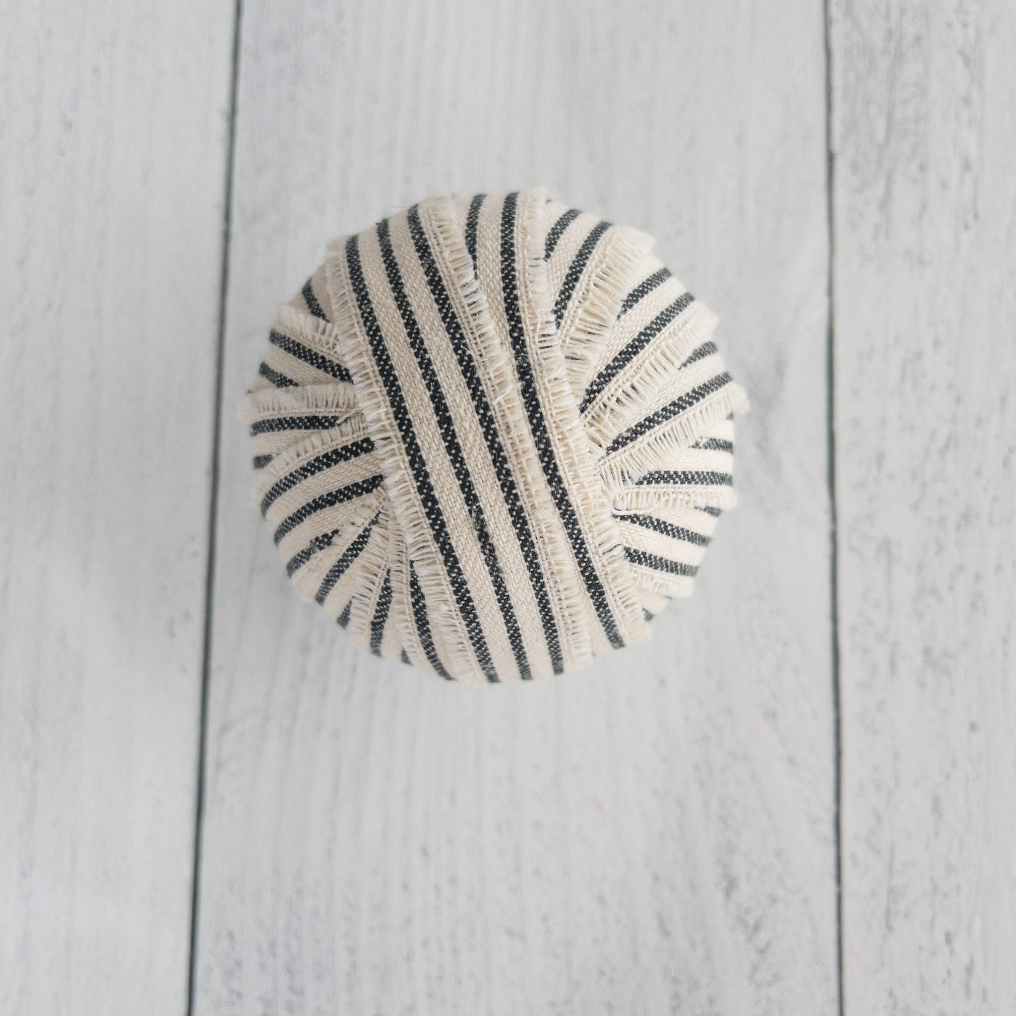 Tan and Blue Striped Ball - Image 2