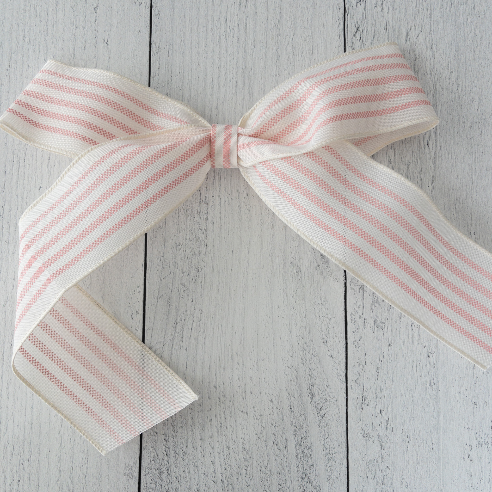 Pink Striped Bow