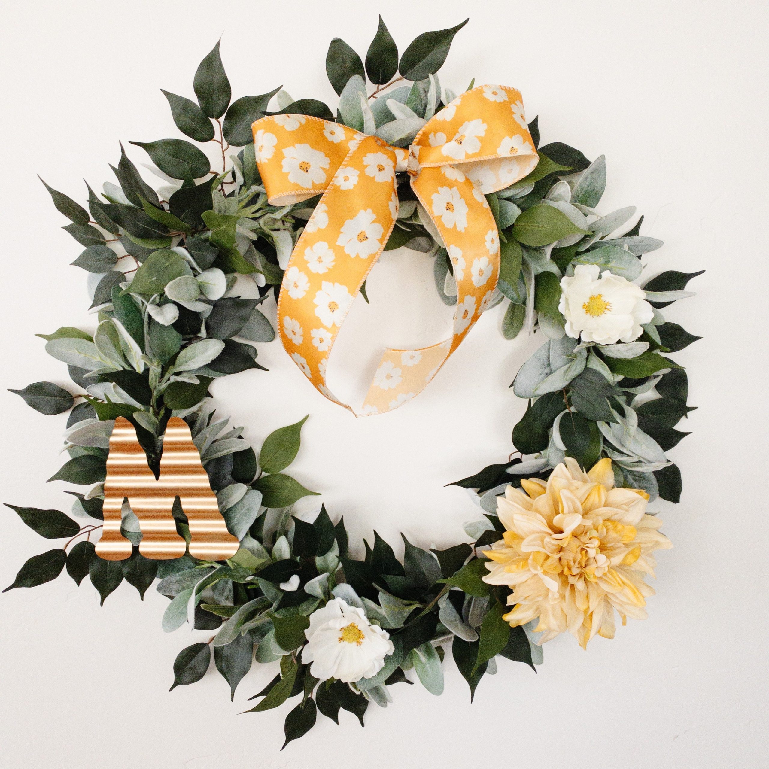 Gold Metal Monogram Letters - Image 2
