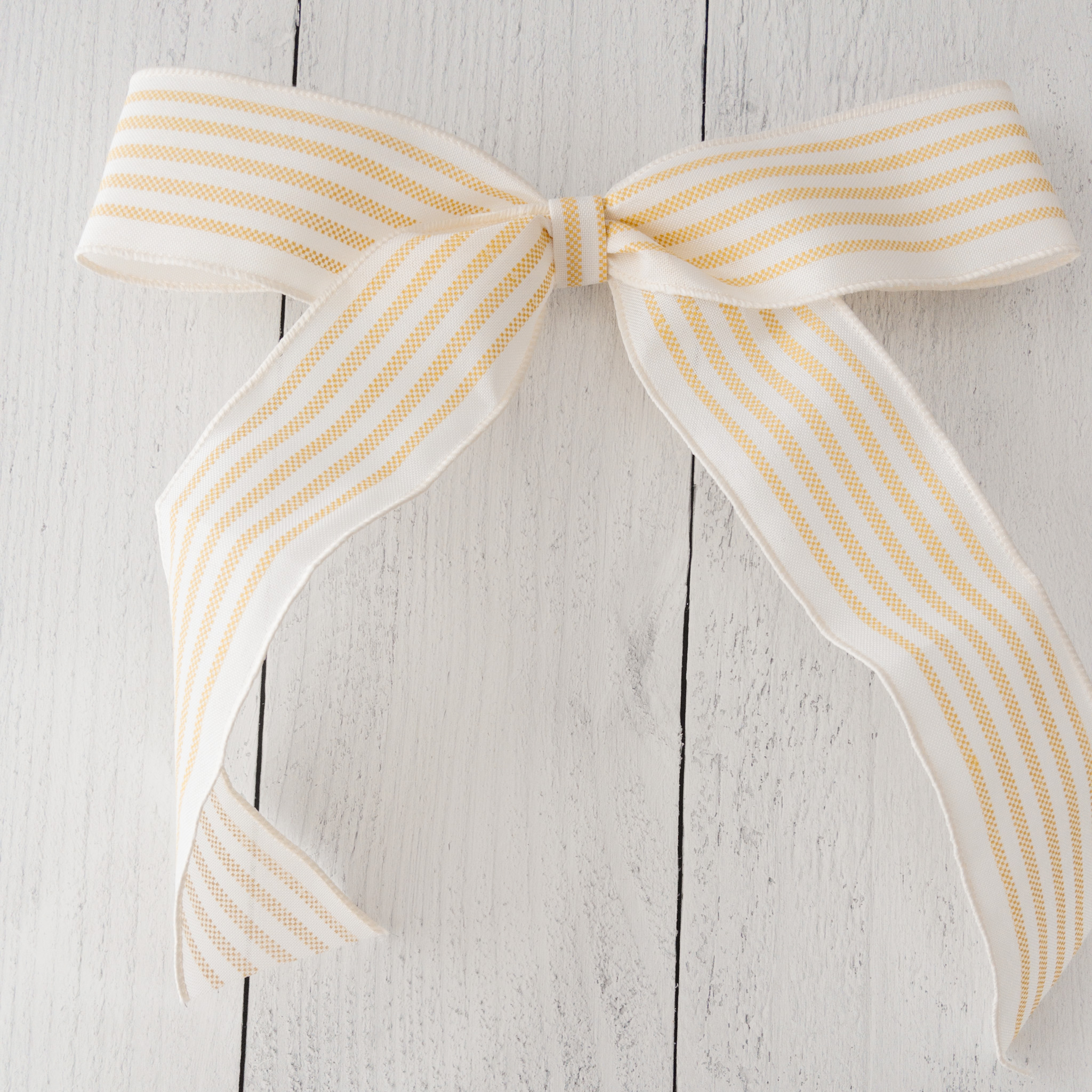 Yellow Striped Bow