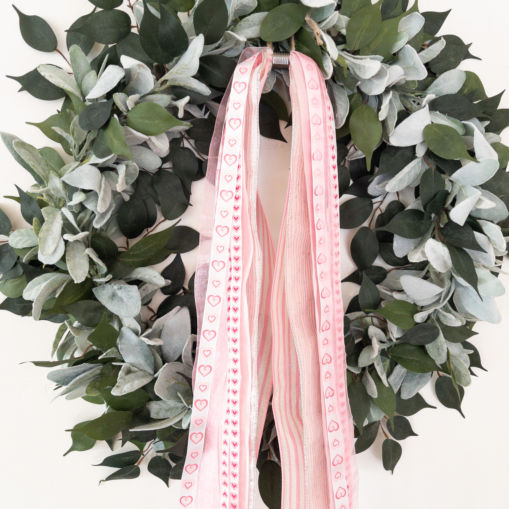 Valentine Pink Long Ribbon Set