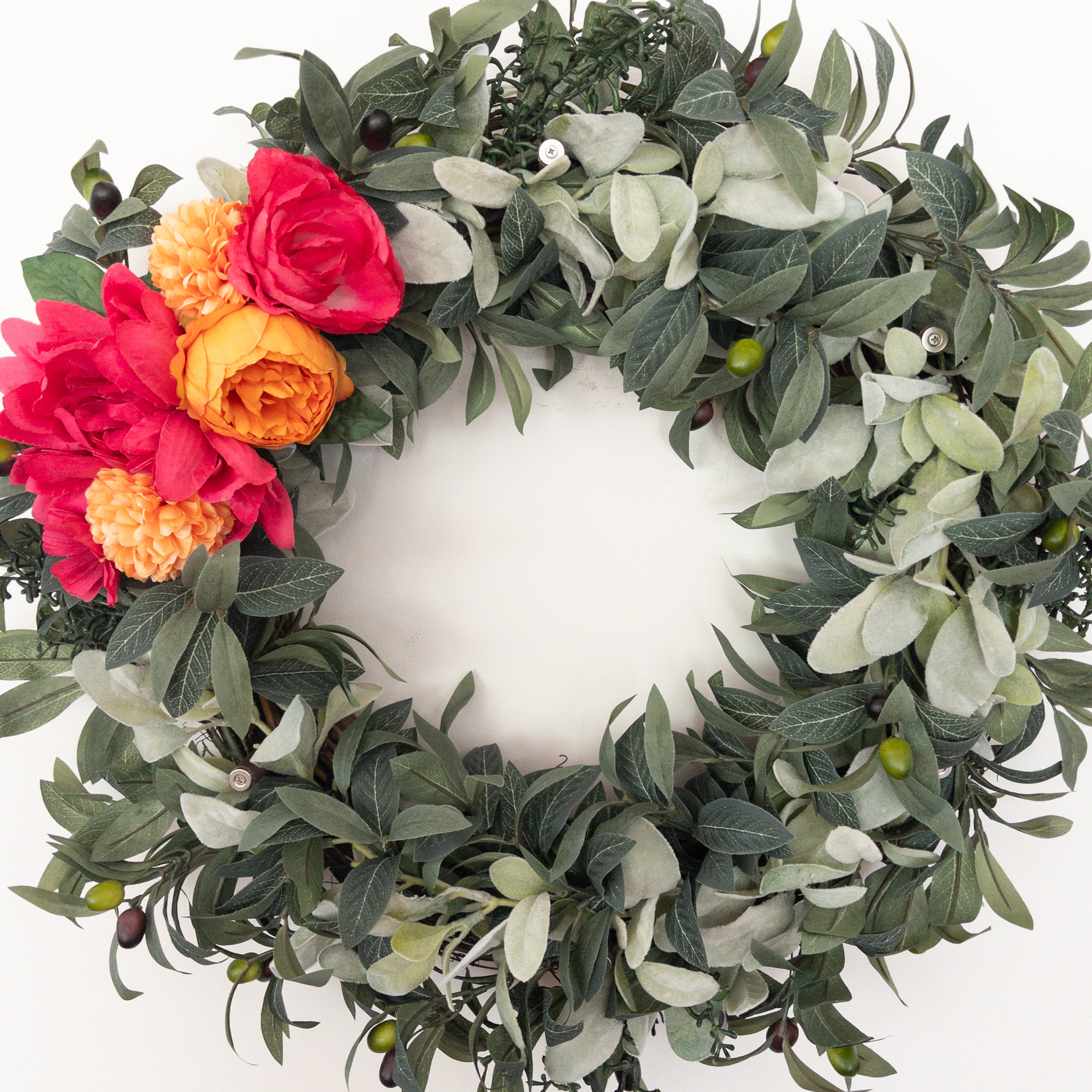 Raspberry Tangerine Floral Sections - Image 4