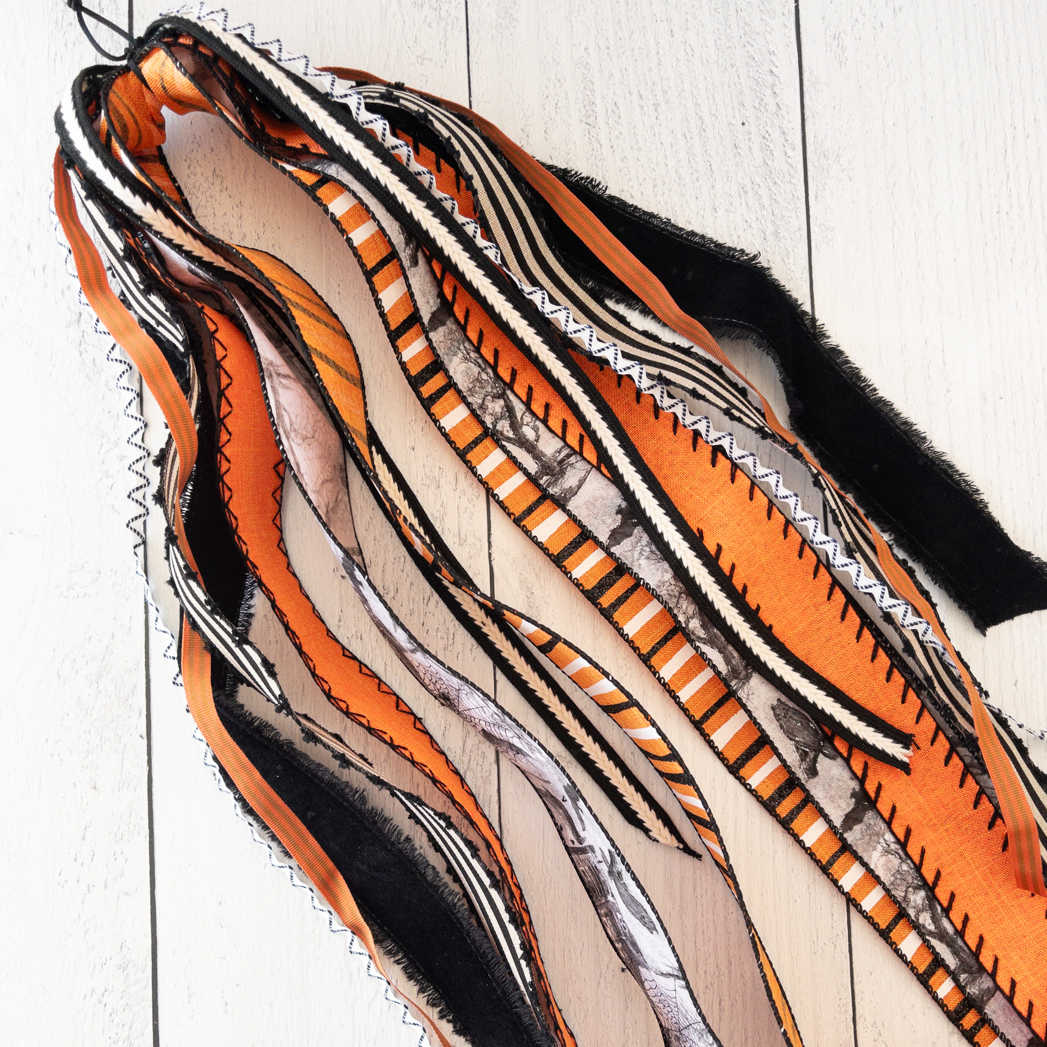 Halloween Orange and Black Stripe