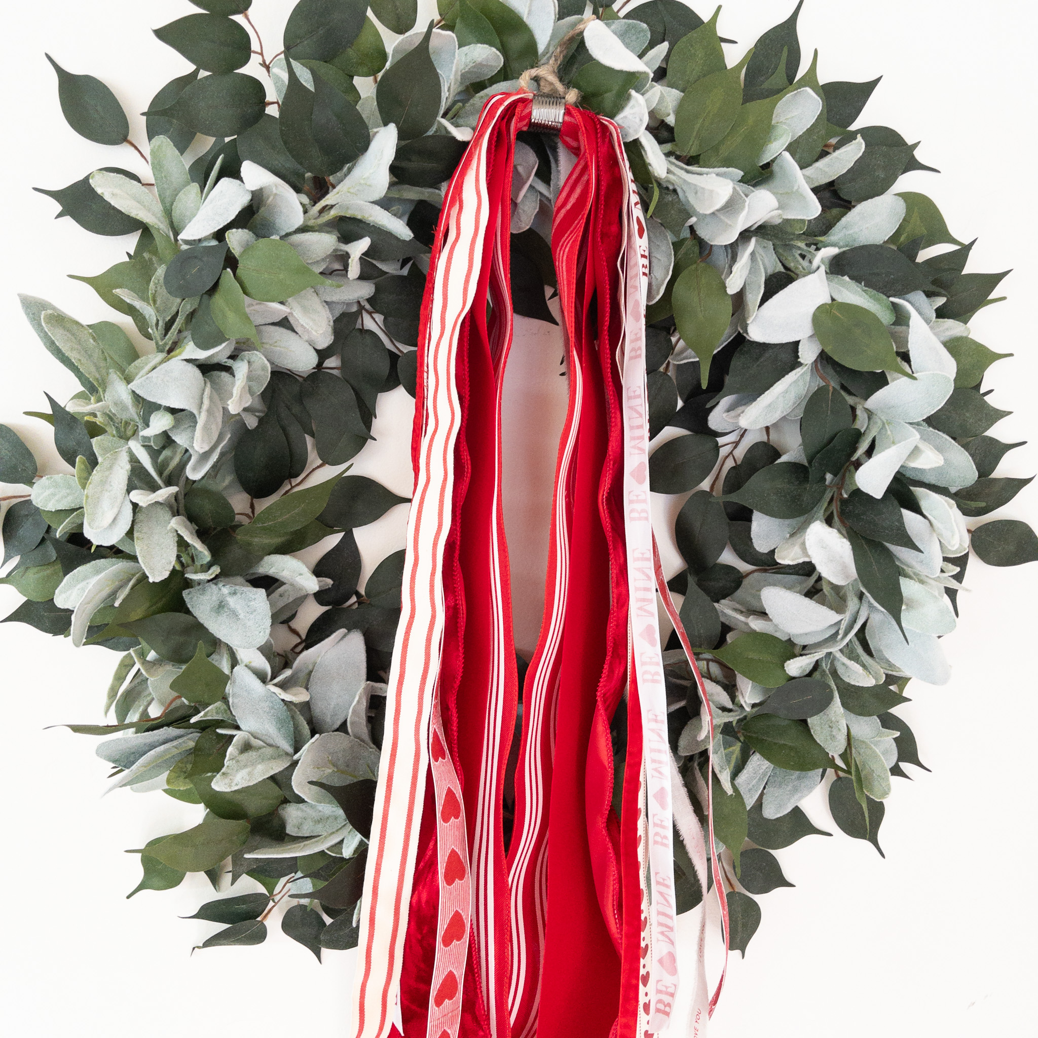 Valentine Red Long Ribbon Set