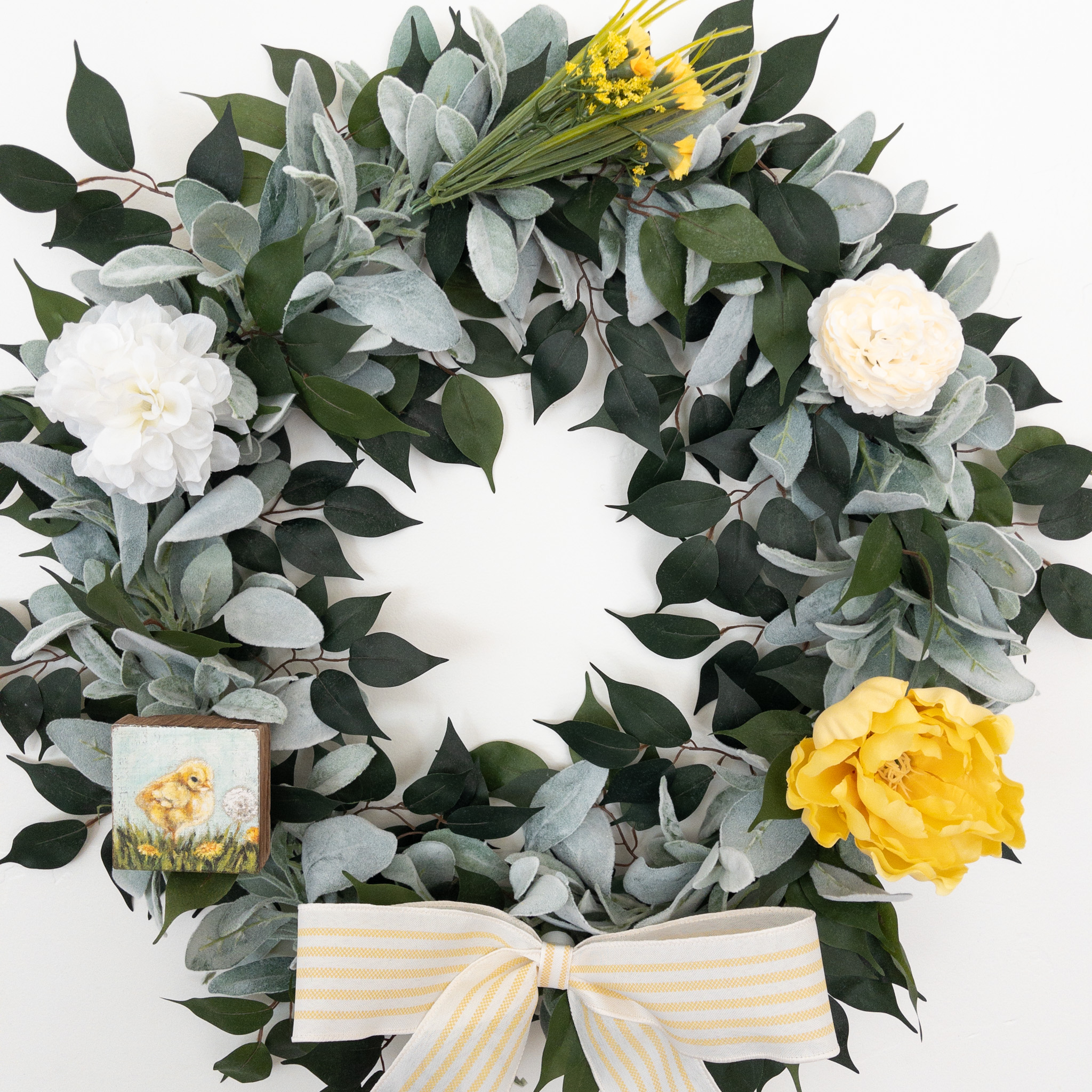 Yellow Striped Bow - Image 2