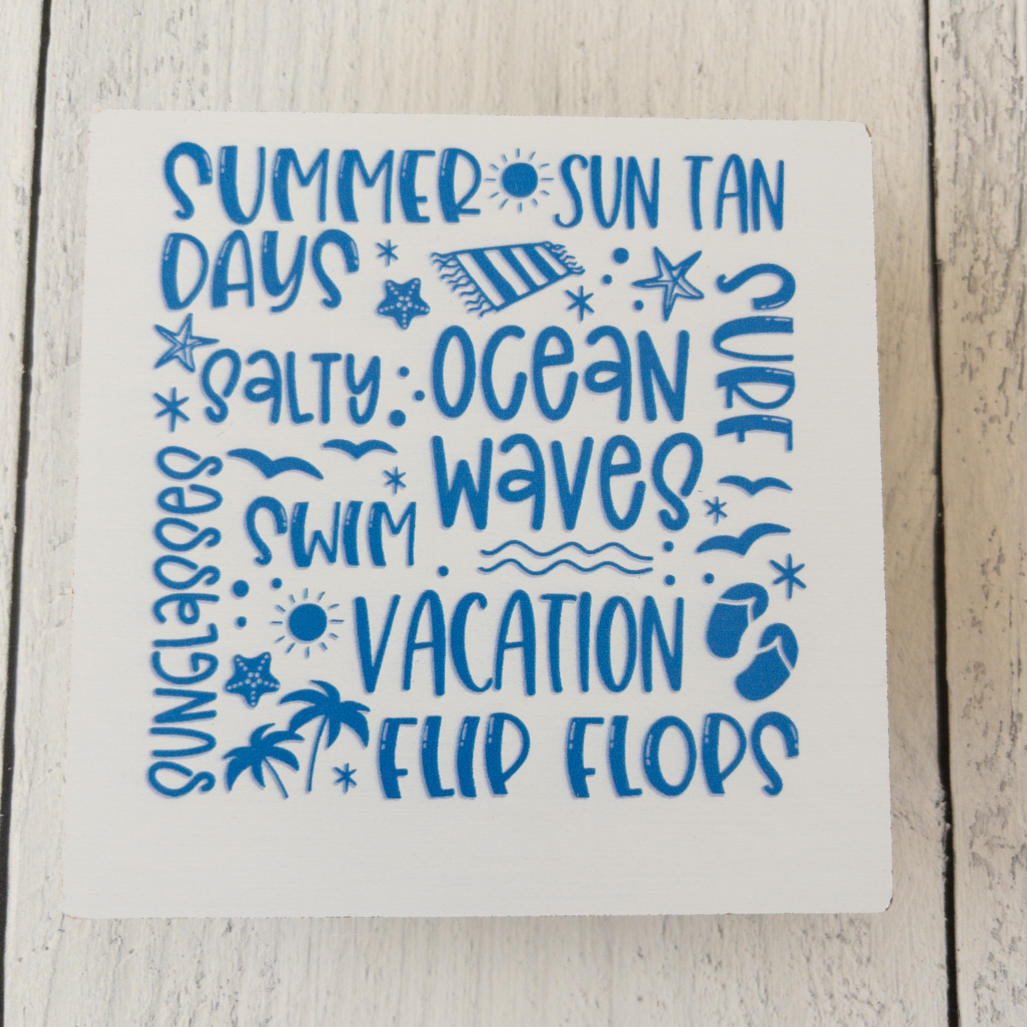 Summer Days Ocean Sign