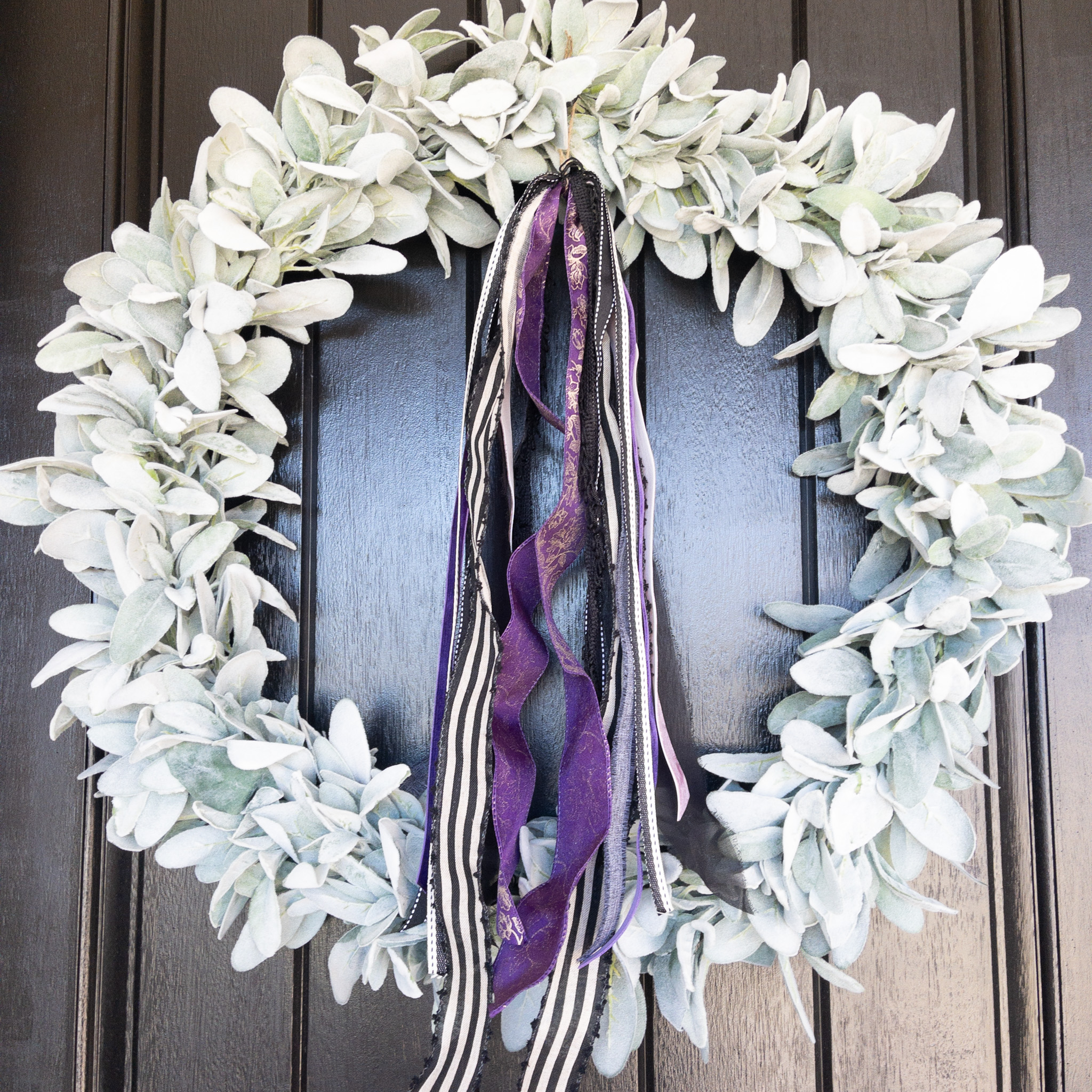 Purple and Black Long Ribbon Set - Image 2