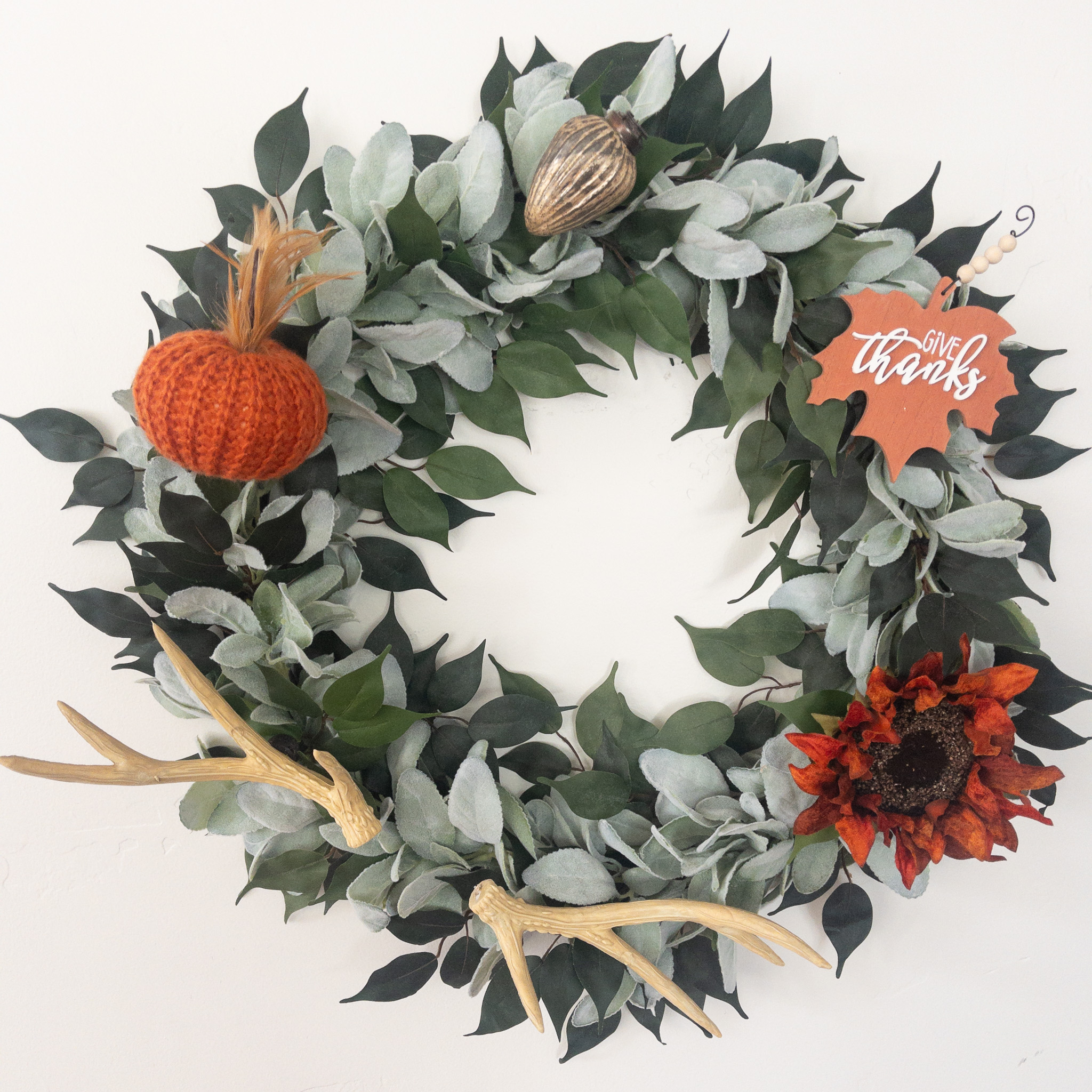 Pumpkins Sunflowers Antlers - Image 2