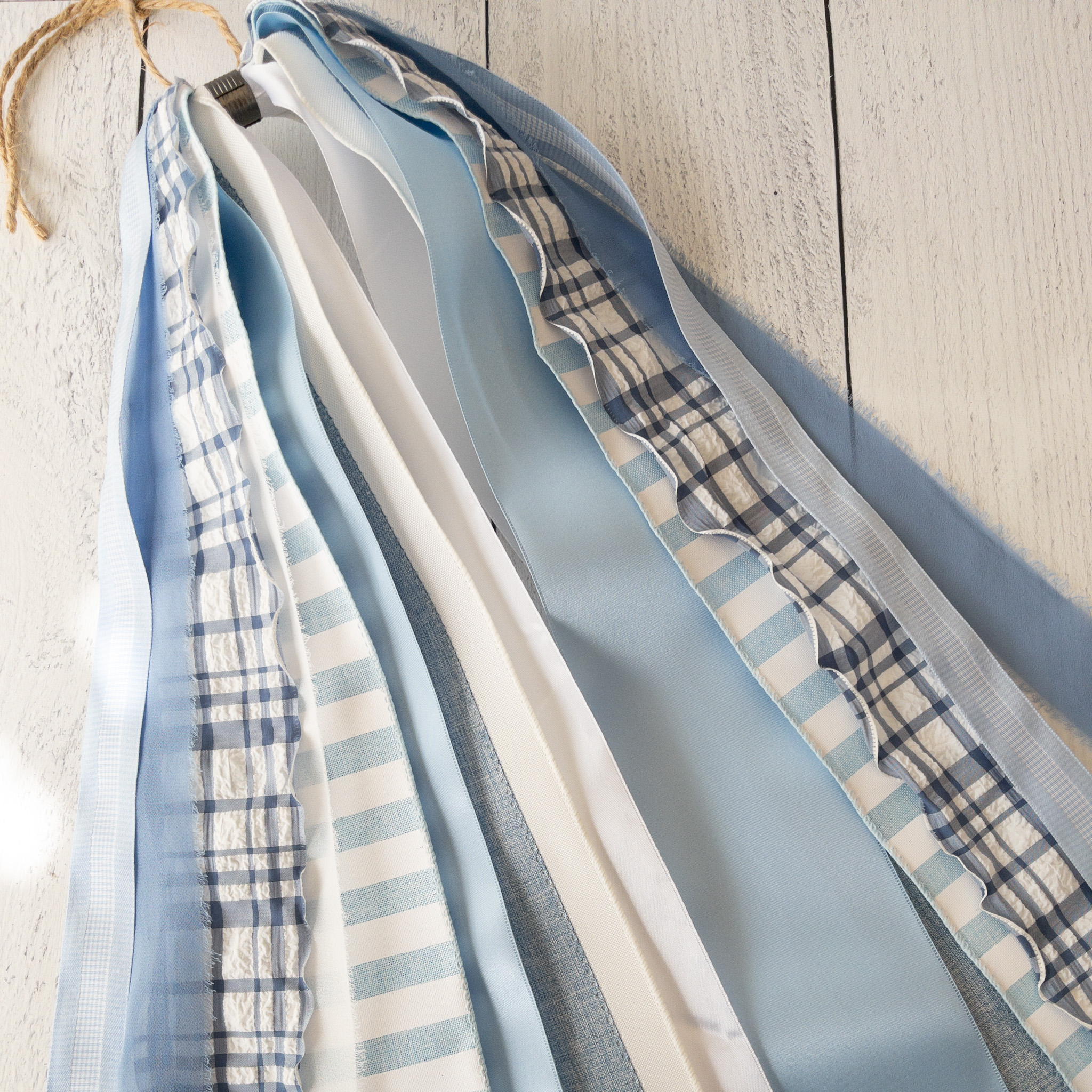 Light Blue Long Ribbon Set
