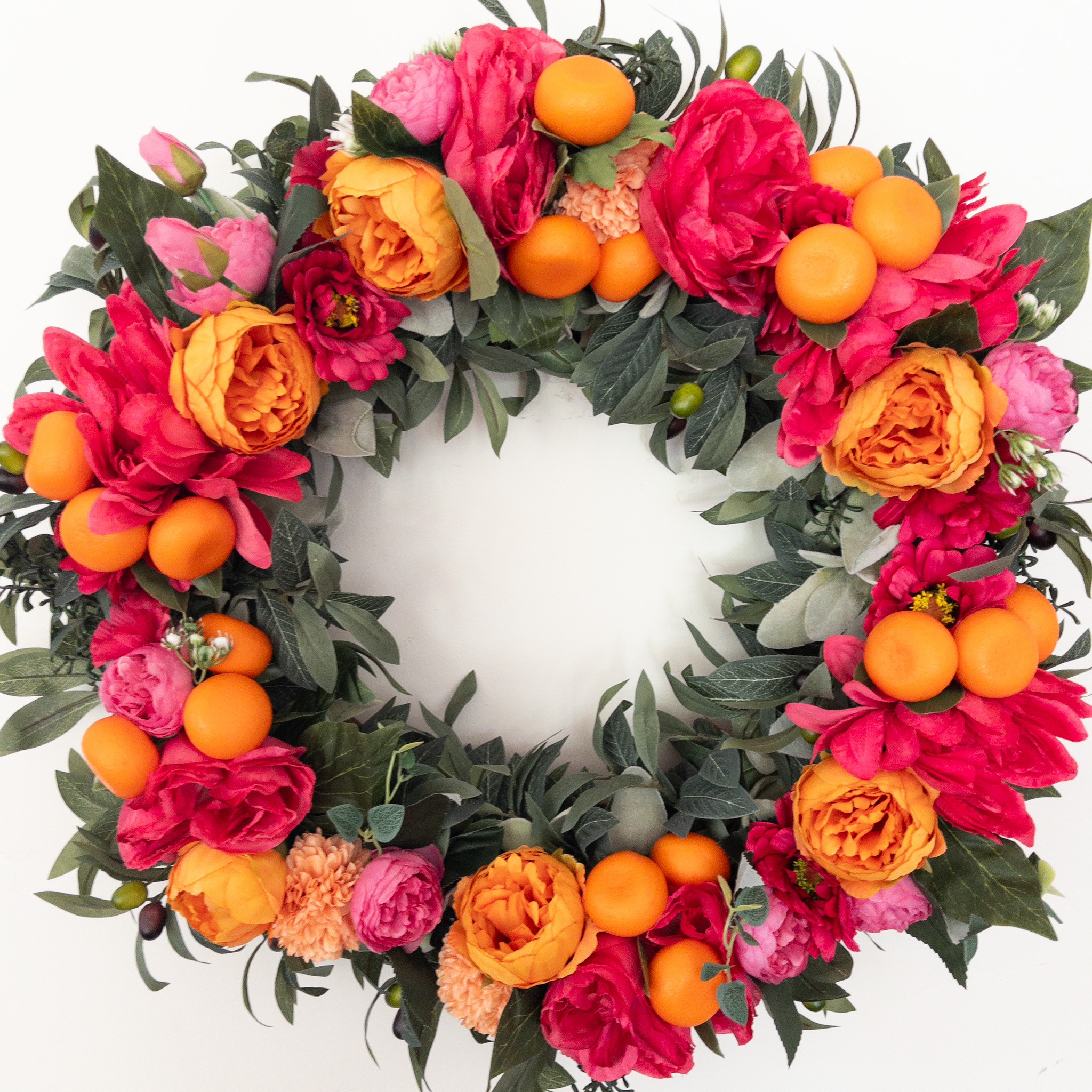 Raspberry Tangerine Floral Sections - Image 5