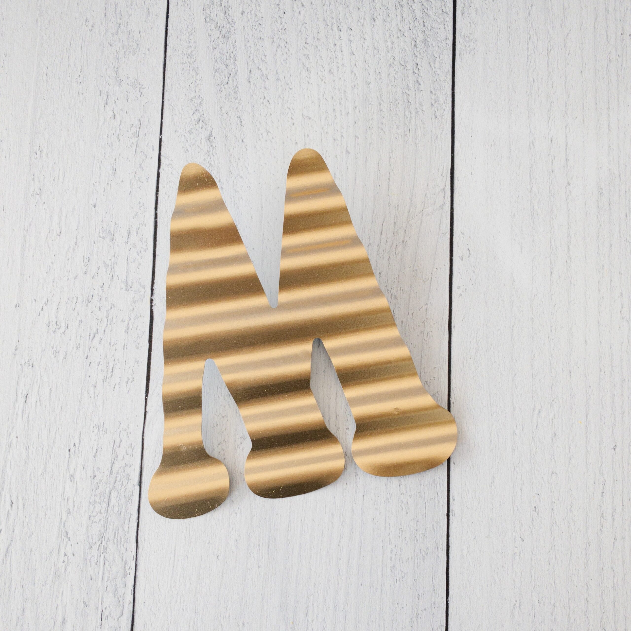 Gold Metal Monogram Letters