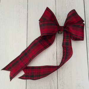 Red and black check