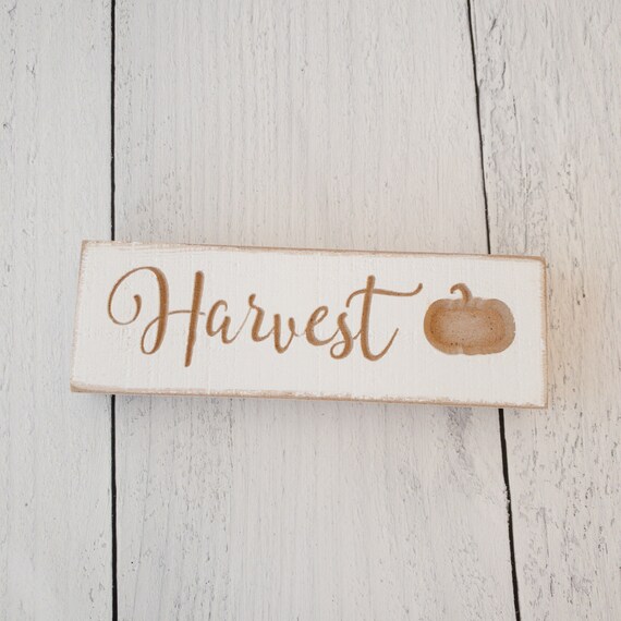 White Wood Fall Signs - Image 5