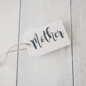 Wood Mother Tag